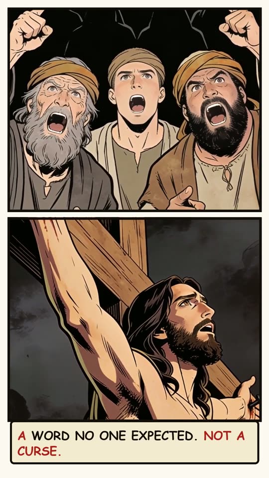 Panel 3: A word no one expected. Not a curse.