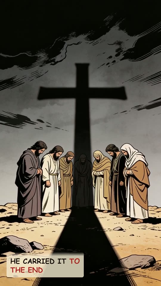 Panel 9: He carried it to the end