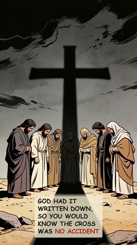 Panel 10: God had it written down, so you would know the cross was no accident