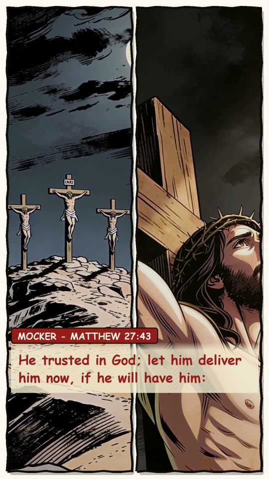 Panel 8: He trusted in God; let him deliver him now, if he will have him: