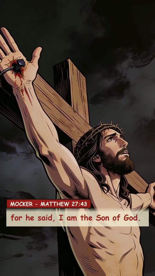 Panel 9: for he said, I am the Son of God.