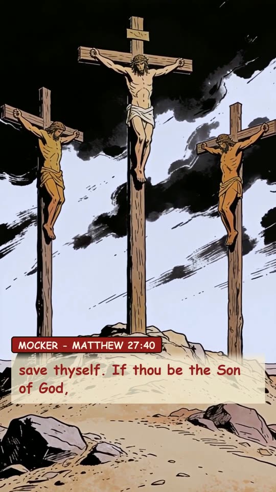 Panel 13: save thyself. If thou be the Son of God,