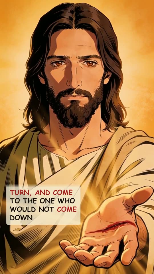 Panel 22: Turn, and come to the One who would not come down
