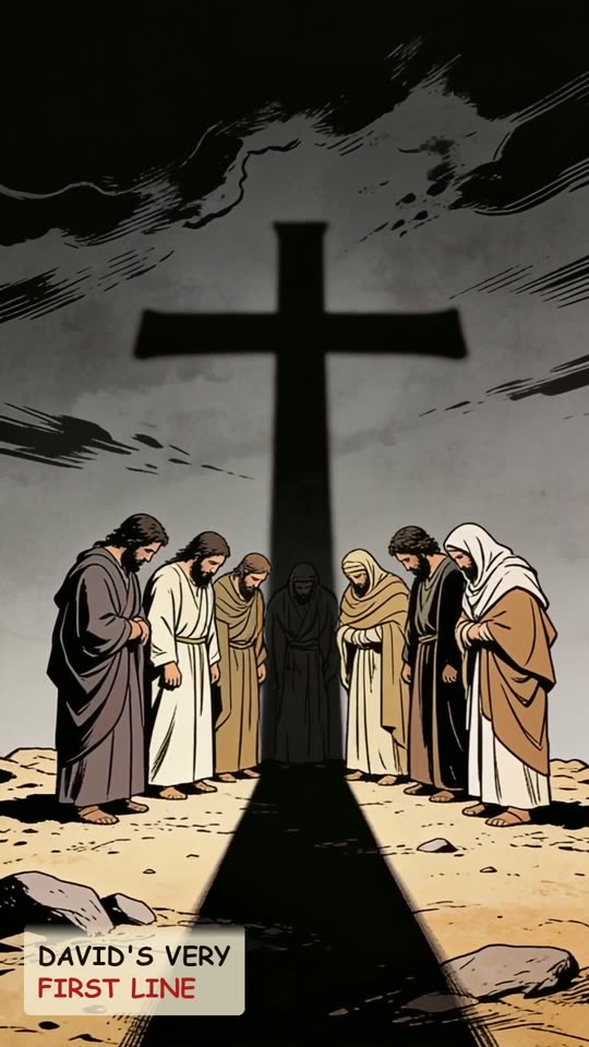 Panel 4: David's very first line