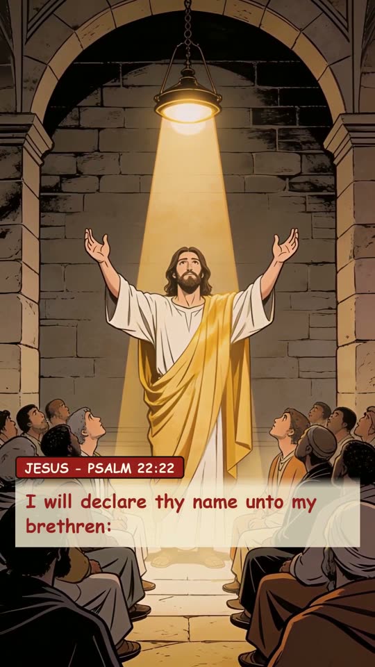 Panel 5: I will declare thy name unto my brethren: