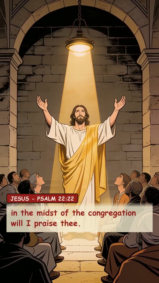 Panel 6: in the midst of the congregation will I praise thee.