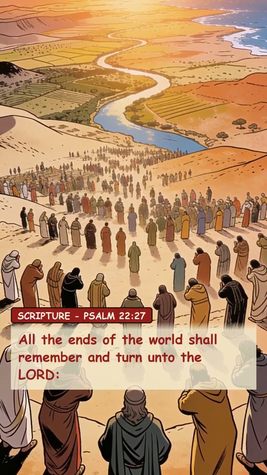 Panel 4: All the ends of the world shall remember and turn unto the LORD: