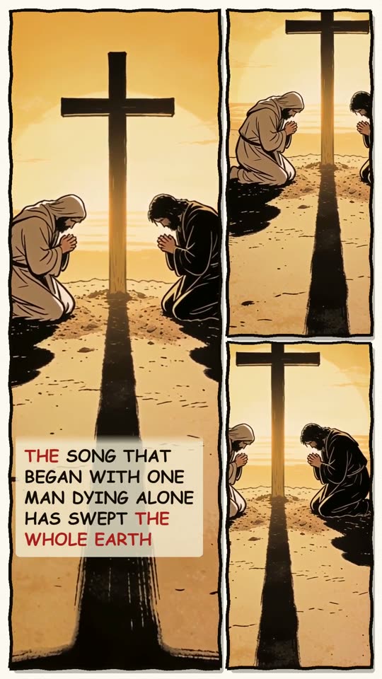 Panel 17: The song that began with one man dying alone has swept the whole earth
