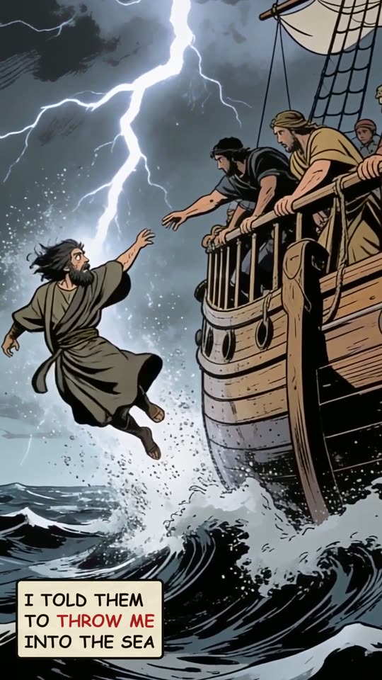 Panel 1: I told them to throw me into the sea
