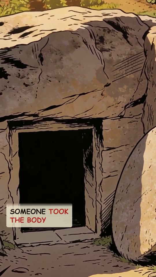 Panel 1: Someone took the body