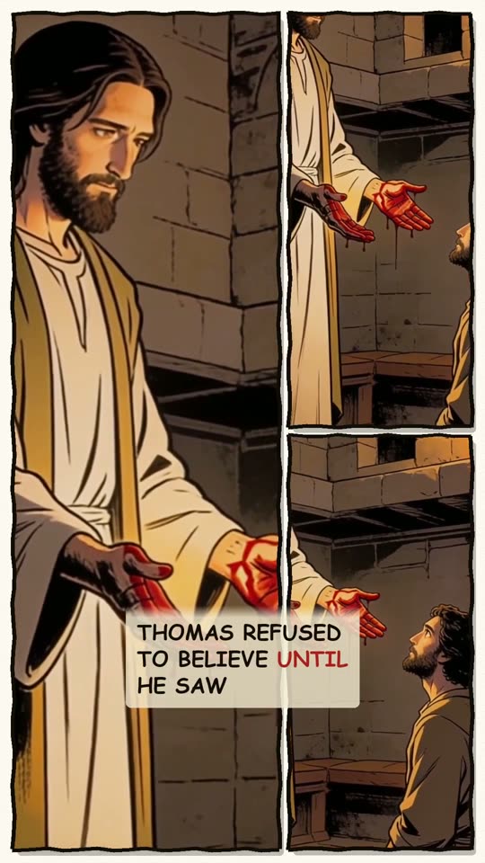 Panel 15: Thomas refused to believe until he saw