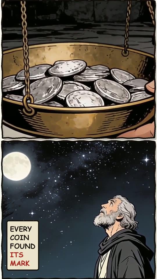 Panel 13: Every coin found its mark