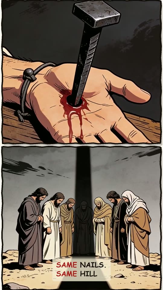 Panel 2: Same nails. Same hill