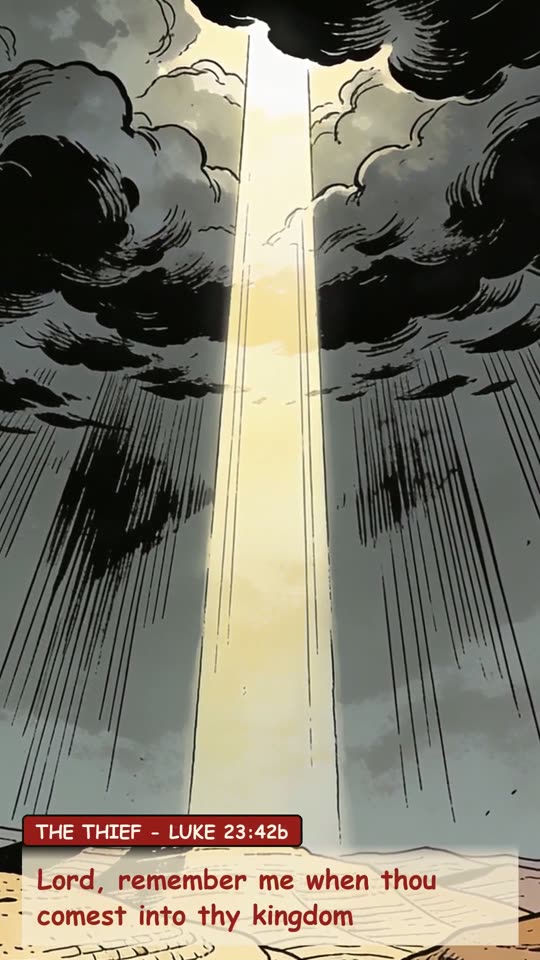 Panel 9: Lord, remember me when thou comest into thy kingdom