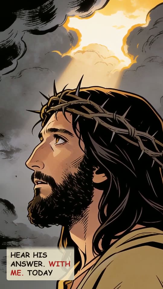 Panel 15: Hear his answer. With me. Today