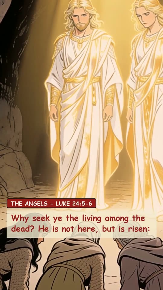 Panel 11: Why seek ye the living among the dead? He is not here, but is risen: