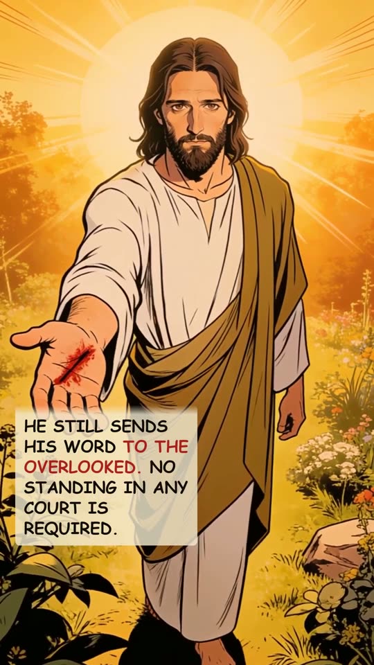 Panel 17: He still sends His word to the overlooked. No standing in any court is required.