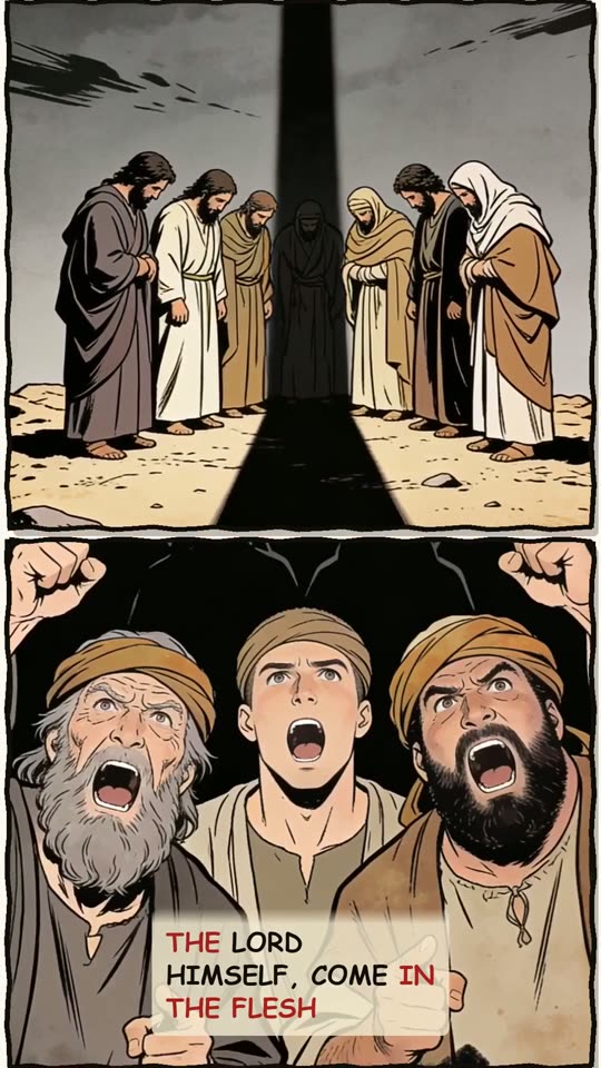 Panel 6: The LORD himself, come in the flesh